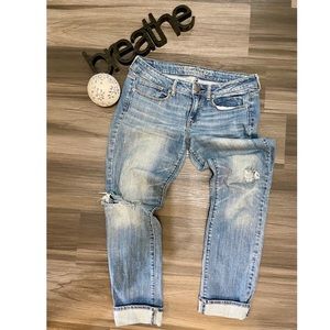 American eagle boyfriend cut jeans size 8